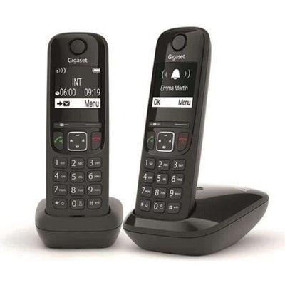 GIGASET vaste telefoon AS690 Duo zwart