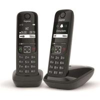 GIGASET vaste telefoon AS690 Duo zwart