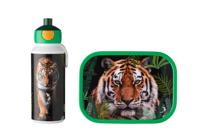 2-delige Mepal lunchset campus wild tiger lunchbox + drinkfles pop-up