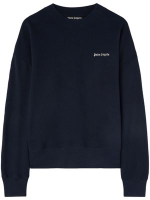Palm Angels sweat en coton à logo imprimé - Bleu