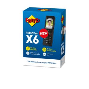 FRITZ!Fon X6 INT DECT-telefoon Nummerherkenning Zwart