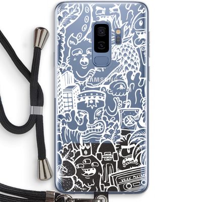 Vexx Mixtape #2: Samsung Galaxy S9 Plus Transparant Hoesje met koord