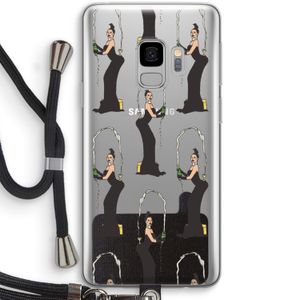 Pop Some Kim: Samsung Galaxy S9 Transparant Hoesje met koord