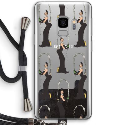 Pop Some Kim: Samsung Galaxy S9 Transparant Hoesje met koord