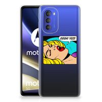 Motorola Moto G51 5G Silicone Back Cover Popart Oh Yes