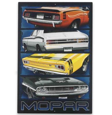 Mopar Dodge Bumpers Metalen Bord 49,5 x 33 cm