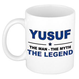 Yusuf The man, The myth the legend cadeau koffie mok / thee beker 300 ml