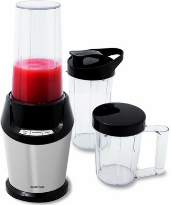 Inventum NB230RS blender 0,7 l Blender voor op aanrecht Zwart, Roestvrijstaal 1000 W