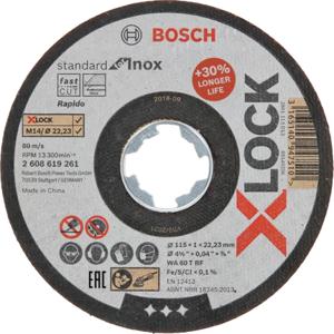 Bosch Accessories Bosch 2608619261 Doorslijpschijf recht 115 mm 1 stuk(s)