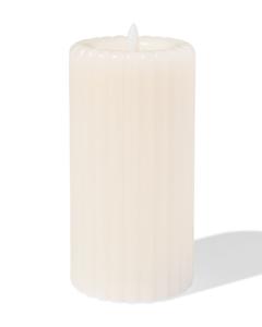 HEMA Kaars LED Ribbel Ivoor (ivoor)