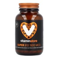 Super vitamine B12 1500 mcg zuigtabletten met folaat - thumbnail