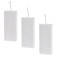 Pakket van 5x stuks witte radiators bak luchtbevochtigers/waterverdampers 20 cm - thumbnail