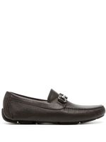 Ferragamo Gancini horse-bit driver loafers - Marron