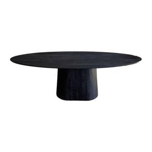 Old Inn - Eetkamertafel Oslo ovaal Zwart 200cm
