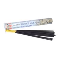 Hem Wierook stokjes/staafjes - witte Salie geur - 20x stokjes - Huis reinigen