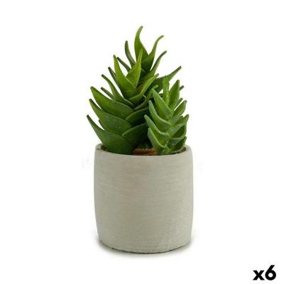 Decoratieve plant Ibergarden Plastic Vetplant 12 x 24 x 12 cm (6 Stuks)
