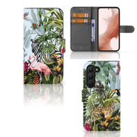 Telefoonhoesje met Pasjes voor Samsung Galaxy S23 Jungle - thumbnail