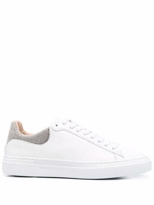 Fabiana Filippi baskets en cuir - Blanc