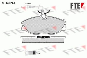 Remblokken set BL1487A4
