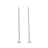 Cosy & trendy Cocktailstampers - roerstaafjes - 2x stuks - RVS - 21 cm - Herbruikbaar