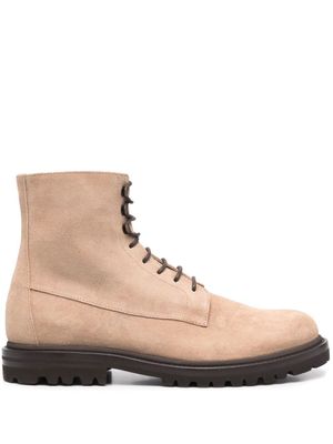 Brunello Cucinelli bottines à lacets - Tons neutres
