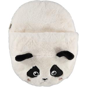 Grote voetenwarmer slof - panda beer - one size - 30 x 27 cm