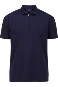 OLYMP SIGNATURE Casual Tailored Fit Polo shirt Korte mouw marine