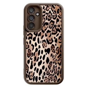 Samsung Galaxy A34 bruine case - Golden Wildcat