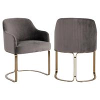 Eetkamerstoel Hadley Stone Velvet (brandvertragend)