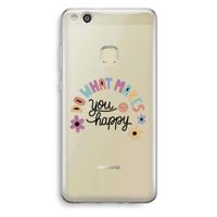 Happy days: Huawei Ascend P10 Lite Transparant Hoesje - thumbnail