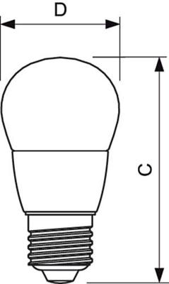 Philips CorePro LED 50765000 energy-saving lamp Warm wit 2700 K 40 W E27