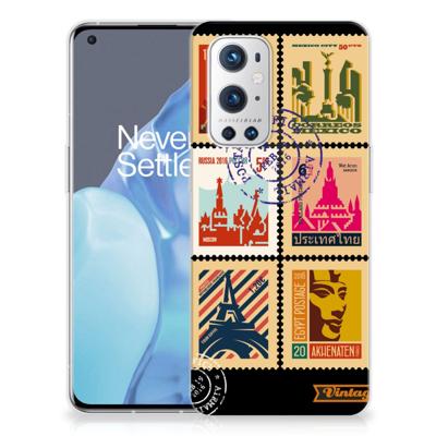 OnePlus 9 Pro | Silliconen Back Cover | Postzegels