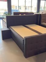 Showroommodel Vaste Boxspring Angel | 180 x 200 Antraciet | Incl. Voetbord + Pocketvering