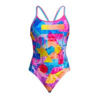 Funkita Pixel Paradise diamond back badpak dames 34