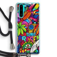 Represent: Huawei P30 Pro Transparant Hoesje met koord