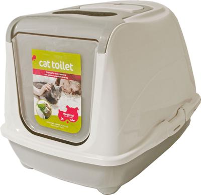 Kat toilet flipcat med lichtgrijs - Gebr de boon