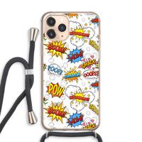 Pow Smack: iPhone 11 Pro Max Transparant Hoesje met koord