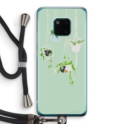 Hang In There: Huawei Mate 20 Pro Transparant Hoesje met koord