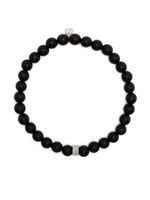 Sydney Evan bracelet en or blanc 14ct à perles - Noir - thumbnail