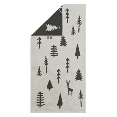 Cawö Cawö Winter Edition 6273 Handdoek 50x100 platin/basalt