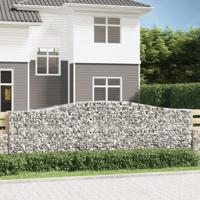 Schanskorven 6 st gewelfd 400x50x120/140 cm ijzer