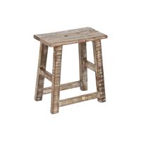 Bijzettafel Home ESPRIT Wit Bruin 45 x 25 x 51 cm