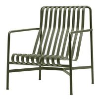 HAY Palissade Lounge Chair High - Olijfgroen - thumbnail