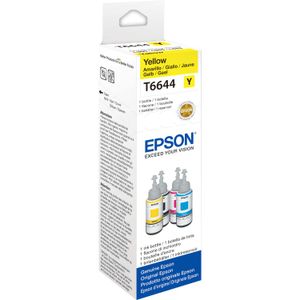 Epson Inkt - T6644 inkt C13T664440, Inktreservoir, L-serie, Geel