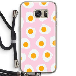 Dancing eggs: Samsung Galaxy S7 Transparant Hoesje met koord