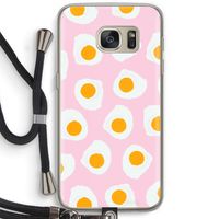 Dancing eggs: Samsung Galaxy S7 Transparant Hoesje met koord