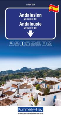 Wegenkaart - landkaart Andalusië / Costa del Sol | Kümmerly & Frey