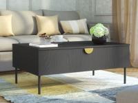 Salontafel MONDIE 1 klapdeur grafiet