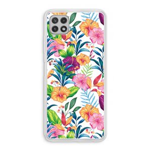 Tropisch 2: Samsung Galaxy A22 4G Transparant Hoesje