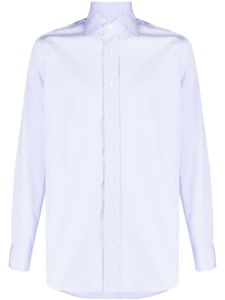 Lardini chemise en coton à rayures - Bleu